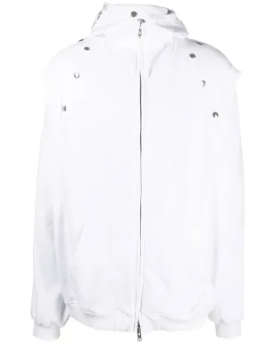 Walter Van Beirendonck Star zip-fastening hoodie - White - サムネイル1