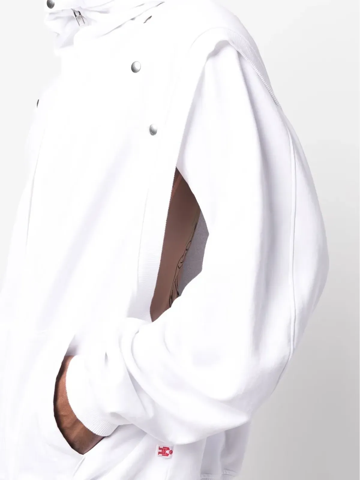 Walter Van Beirendonck Star zip-fastening hoodie - White - 画像5