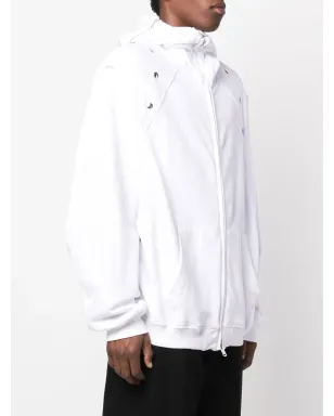 Walter Van Beirendonck Star zip-fastening hoodie - White - サムネイル3