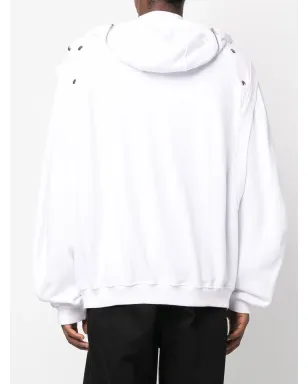 Walter Van Beirendonck Star zip-fastening hoodie - White - サムネイル4