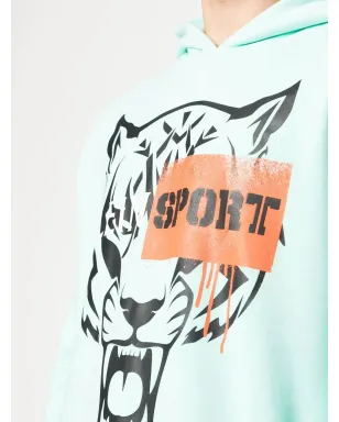 Plein Sport 虎柄モチーフ ロングスリーブ フーディ - サムネイル5