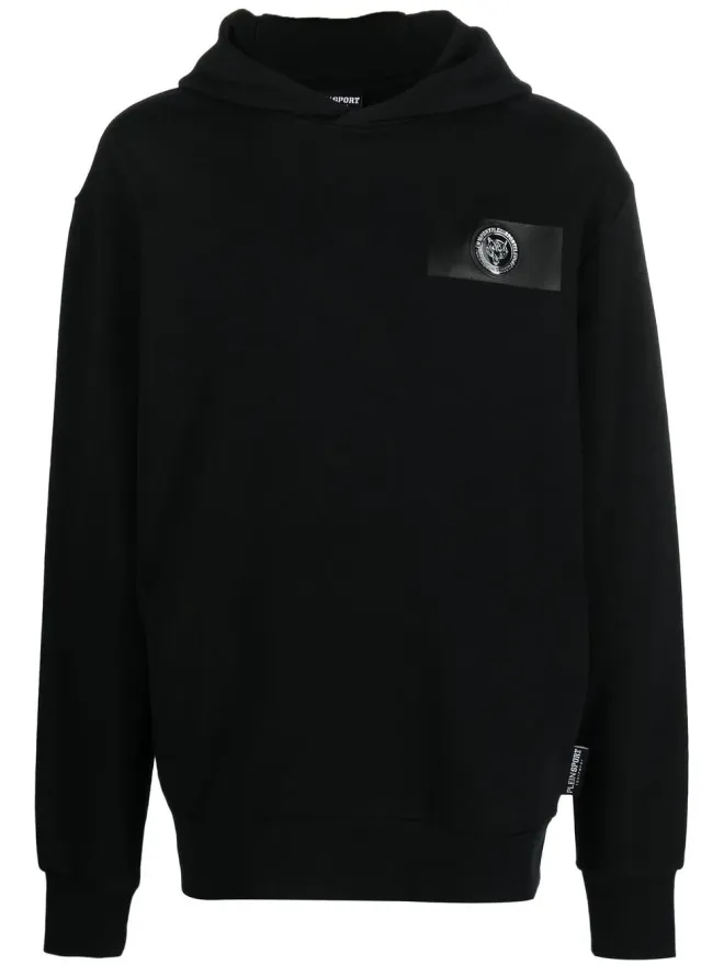 Plein Sport Plein Sport ロゴパッチ長袖フーディの商品画像