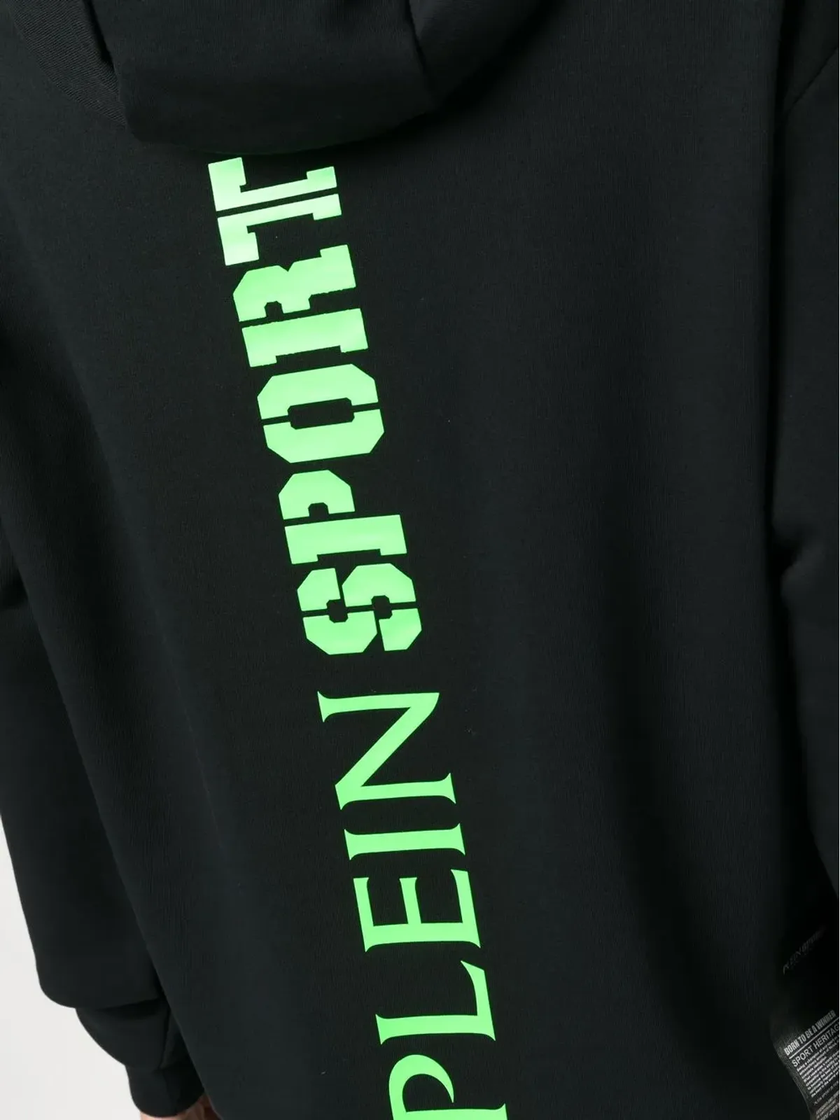 Plein Sport ロゴパッチ長袖フーディ - 画像5