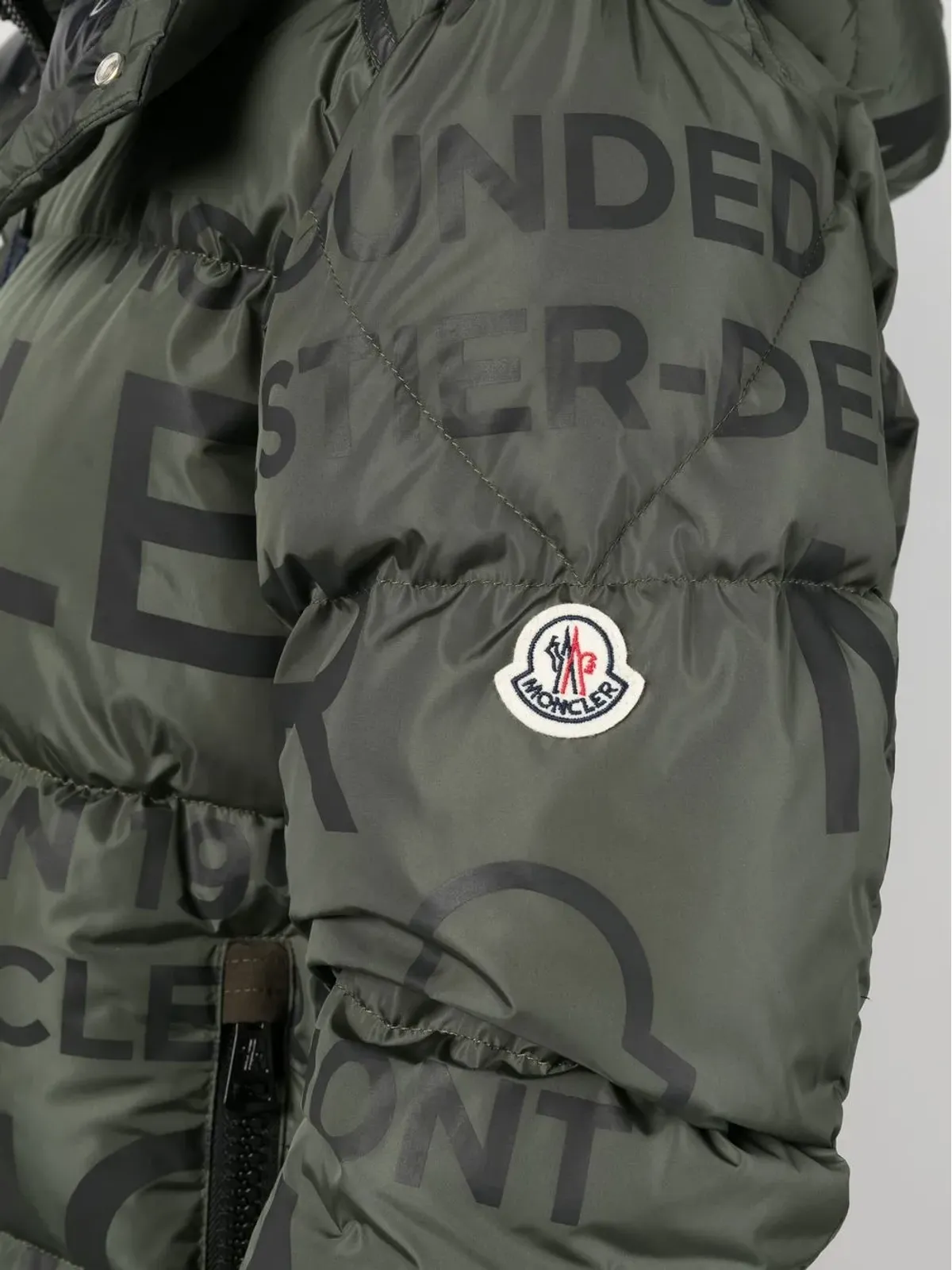Moncler ロゴプリント パデッドジャケット - 画像5