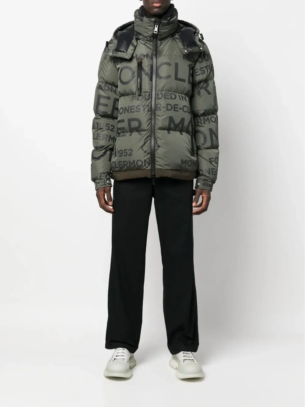 Moncler ロゴプリント パデッドジャケット - 画像2