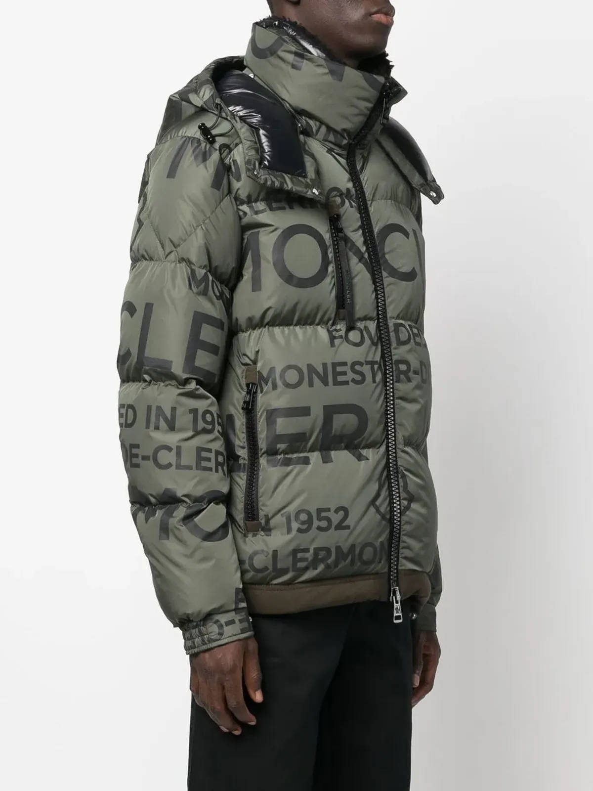 Moncler ロゴプリント パデッドジャケット - 画像3