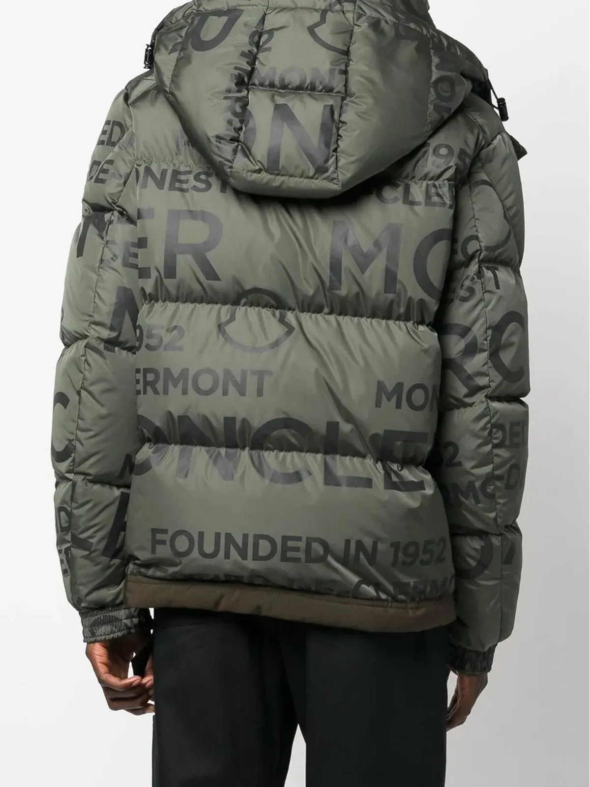 Moncler ロゴプリント パデッドジャケット - 画像4