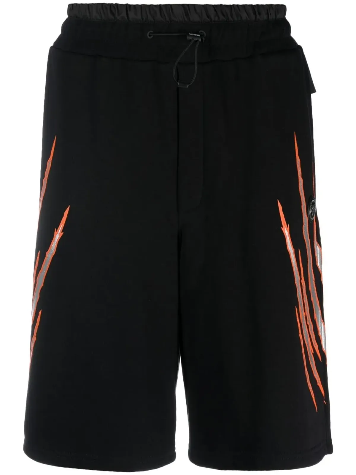 Plein Sport スクラッチプリント トラックショーツ - 画像1
