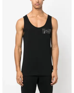Plein Sport ロゴパッチ タンクトップ - サムネイル3