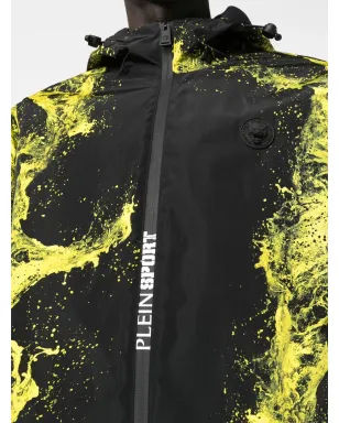 Plein Sport グラフィックプリント ジップアップ フード付きジャケット - サムネイル5
