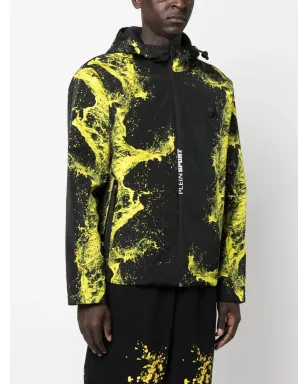 Plein Sport グラフィックプリント ジップアップ フード付きジャケット - サムネイル3