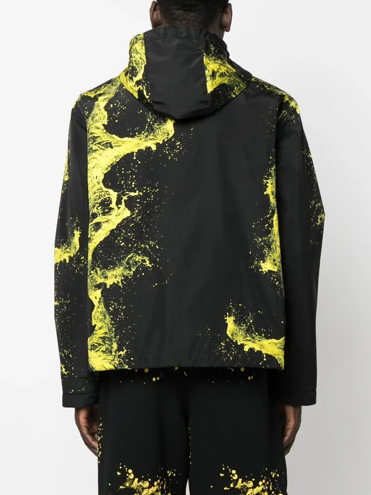 Plein Sport グラフィックプリント ジップアップ フード付きジャケット - 画像4