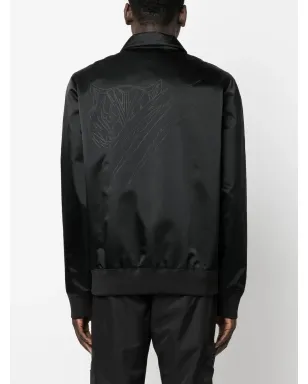 Plein Sport ロゴパッチジップアップシャツジャケット - サムネイル4