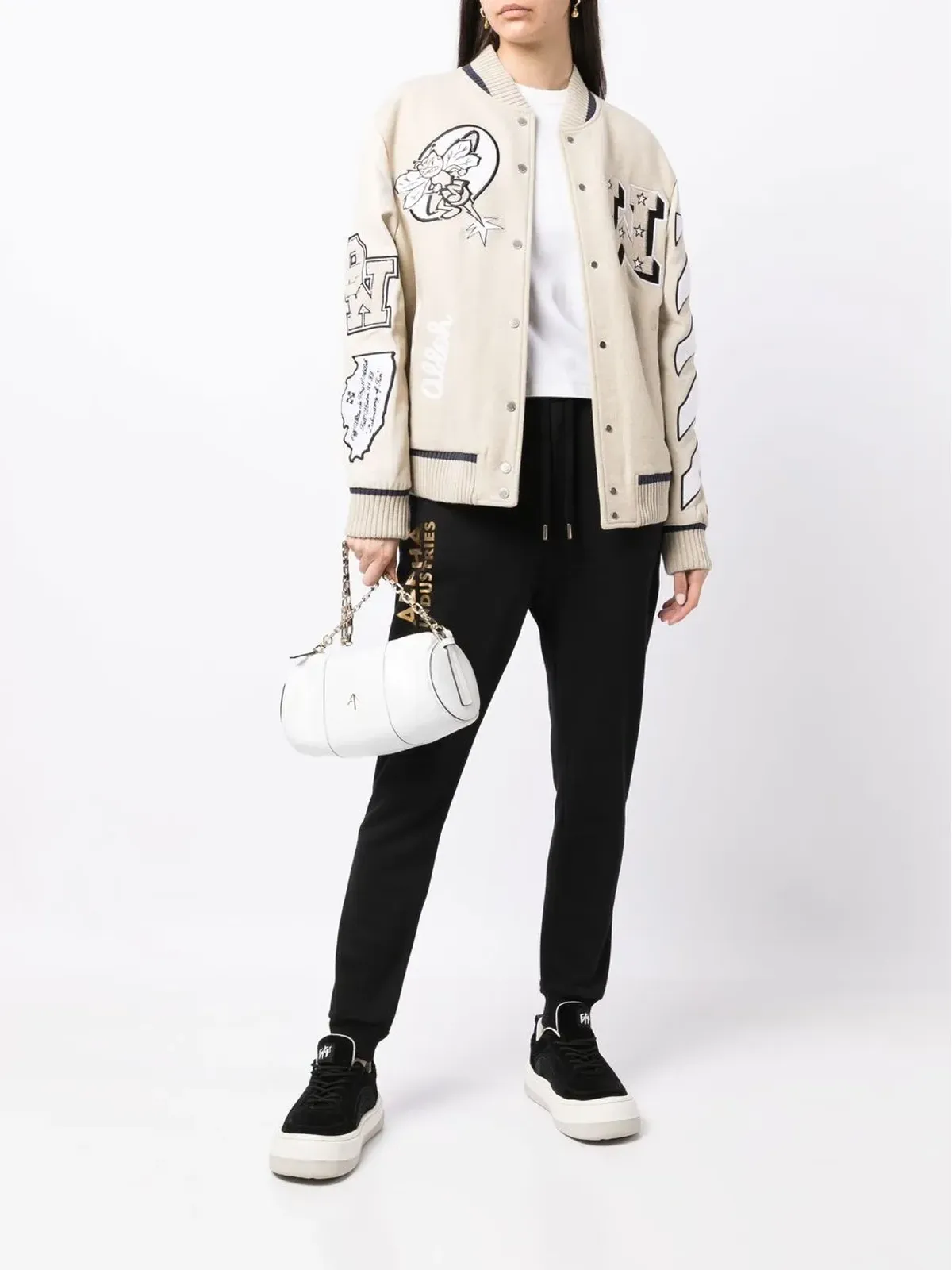 Alpha Industries ロゴプリント ドローストリング トラックパンツ - 画像2