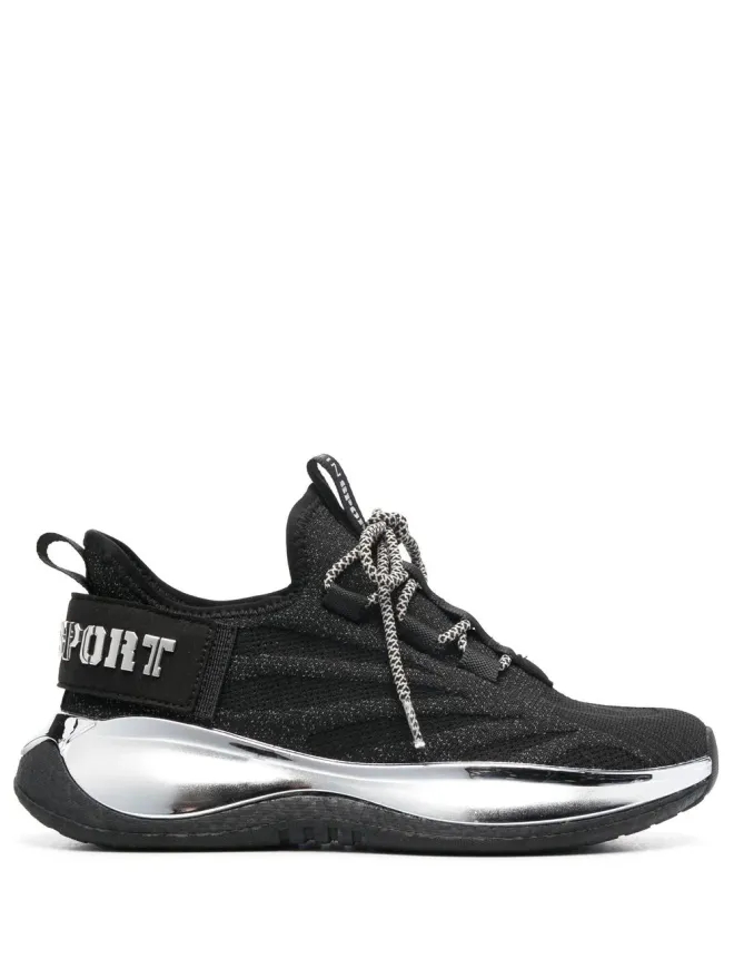 Plein Sport Plein Sport メタリックロゴスニーカーの商品画像
