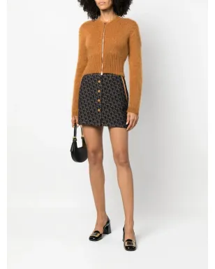 Lanvin ロゴジャカード デニムスカート - サムネイル2
