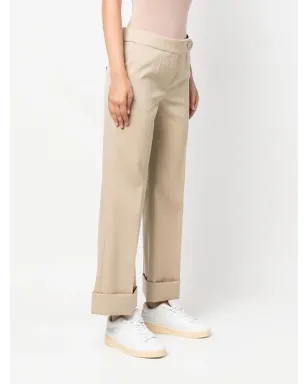 Lanvin ミッドライズ クロップド ウールパンツ - サムネイル3