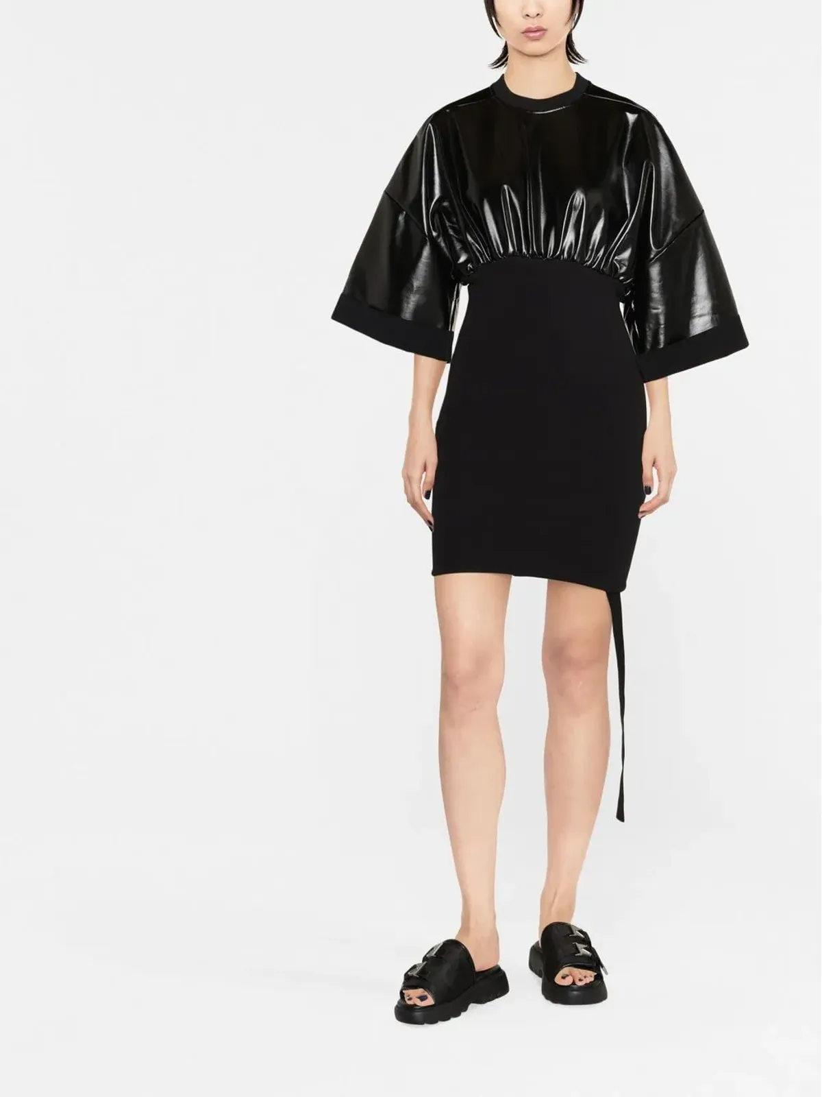 Rick Owens DRKSHDW トミー ウエスト絞りドレス - 画像2