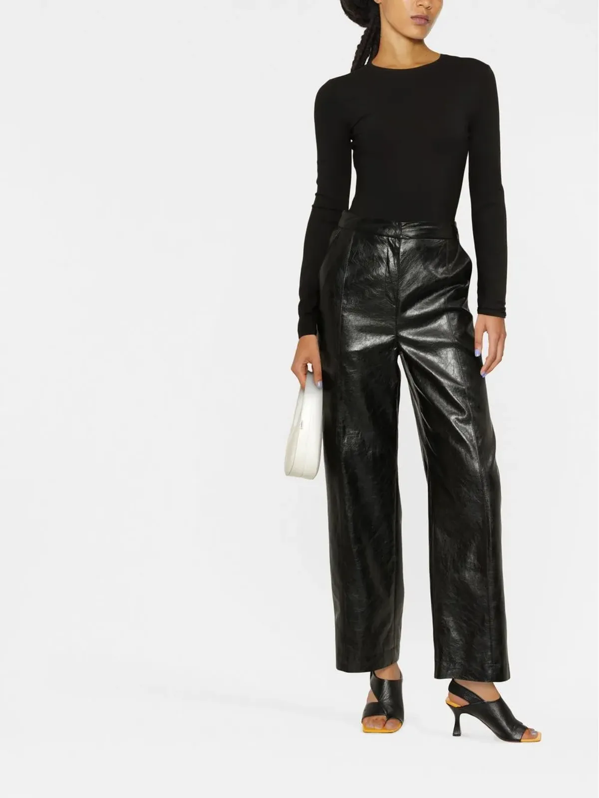 Maison Margiela ラウンドネック長袖ボディスーツ - 画像2