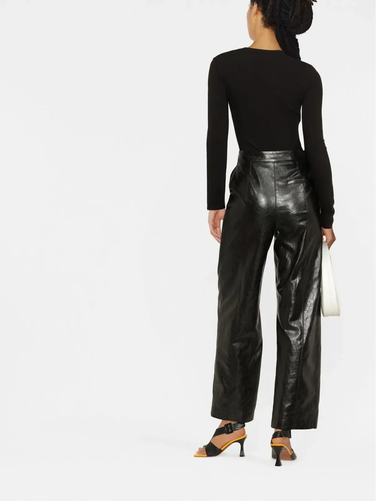 Maison Margiela ラウンドネック長袖ボディスーツ - 画像4