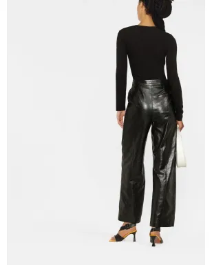 Maison Margiela ラウンドネック長袖ボディスーツ - サムネイル4