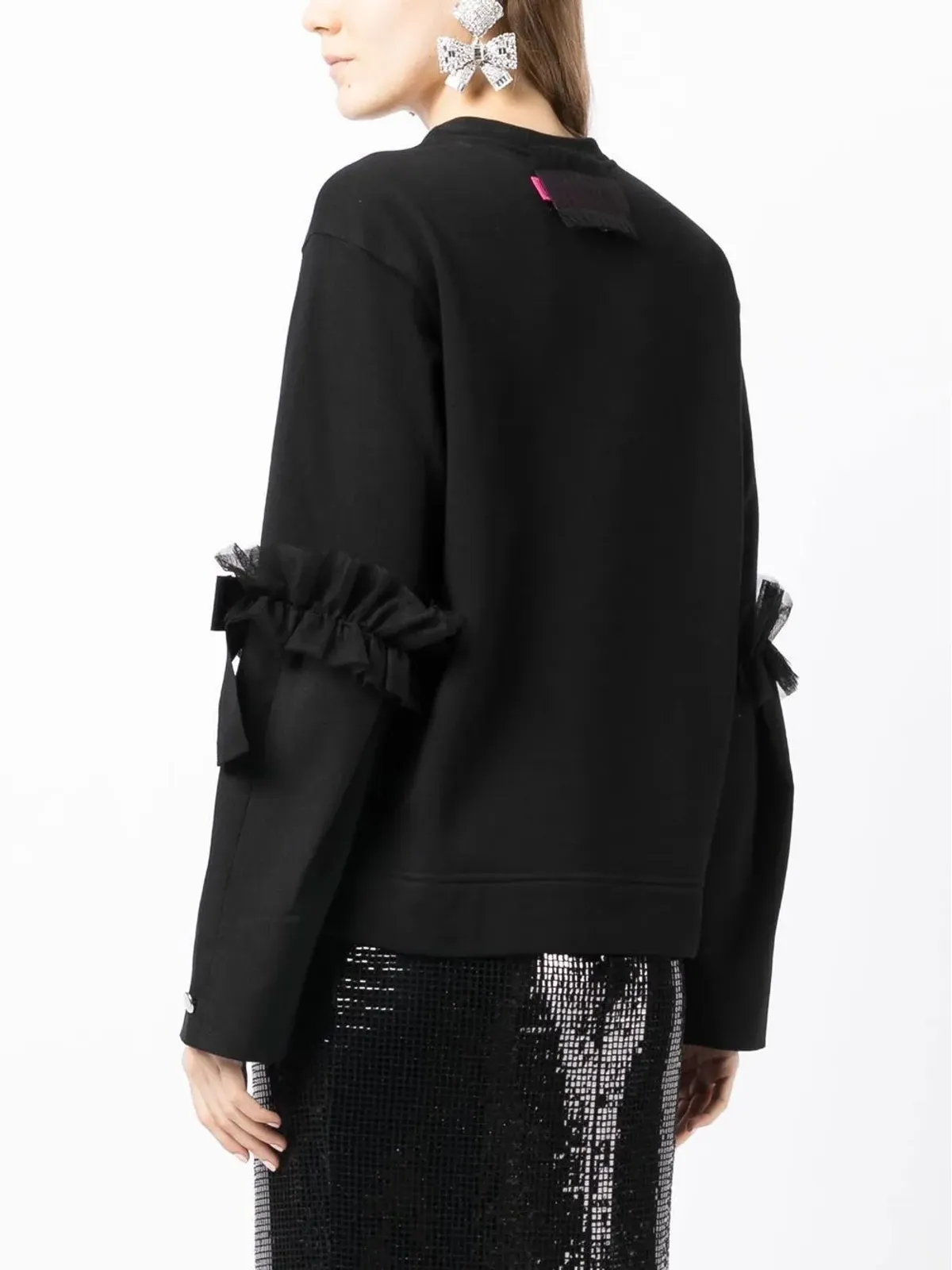 Viktor & Rolf エンブロイダードロゴディテール スウェットシャツ - ブラック - 画像4