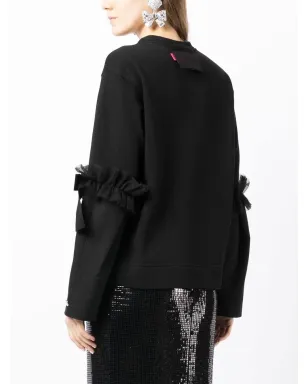Viktor & Rolf エンブロイダードロゴディテール スウェットシャツ - ブラック - サムネイル4