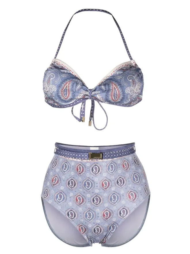 Zimmermann ZIMMERMANN ペイズリープリント ハルテンネック ビキニの商品画像