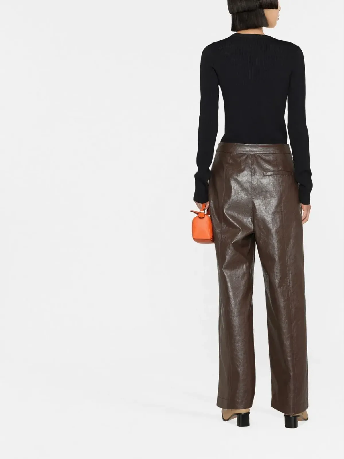 Sonia Rykiel カットアウト長袖トップス - ブラック - 画像4