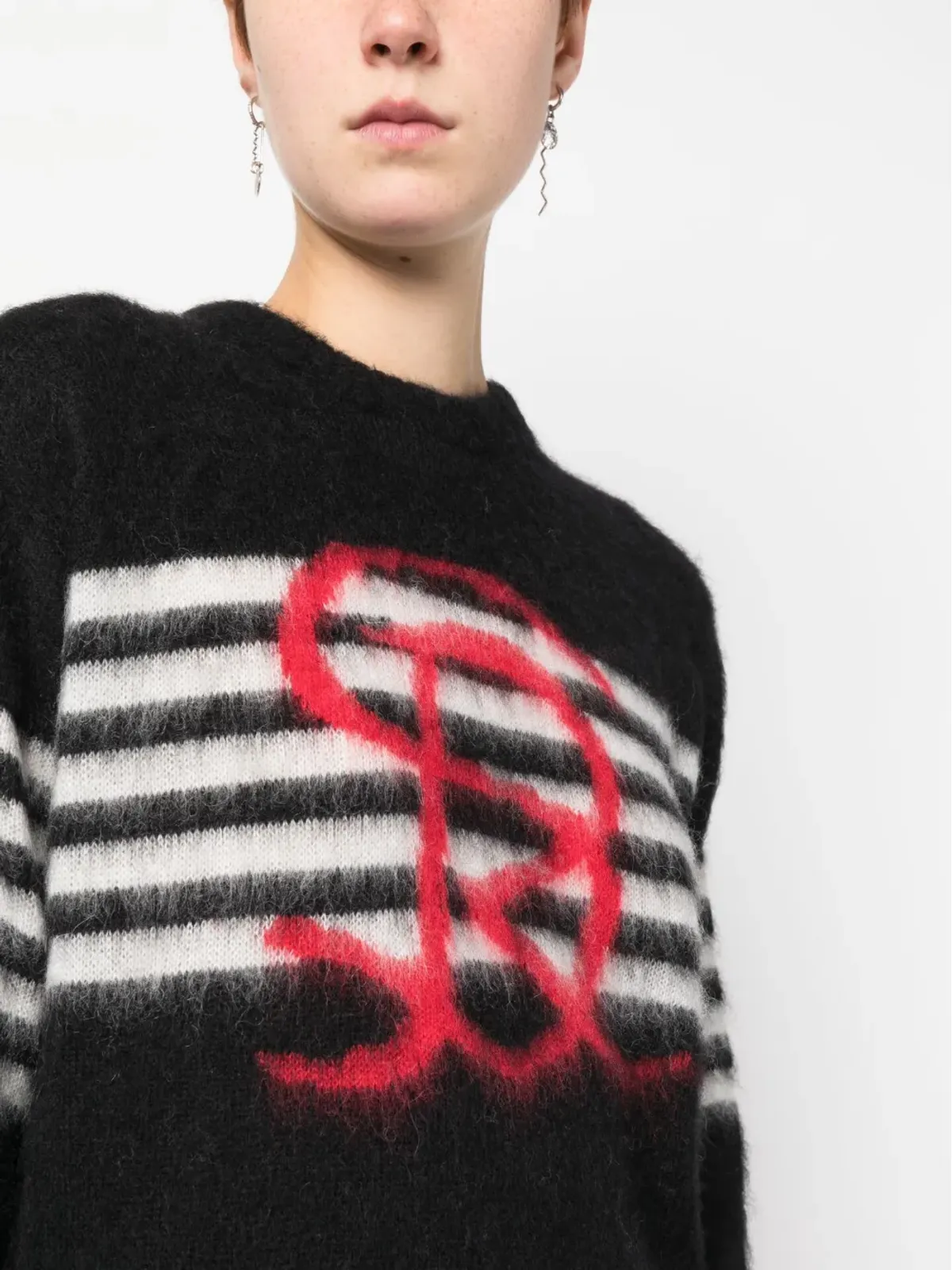 Sonia Rykiel インターシャニット ロゴ ジャンパー - 画像5