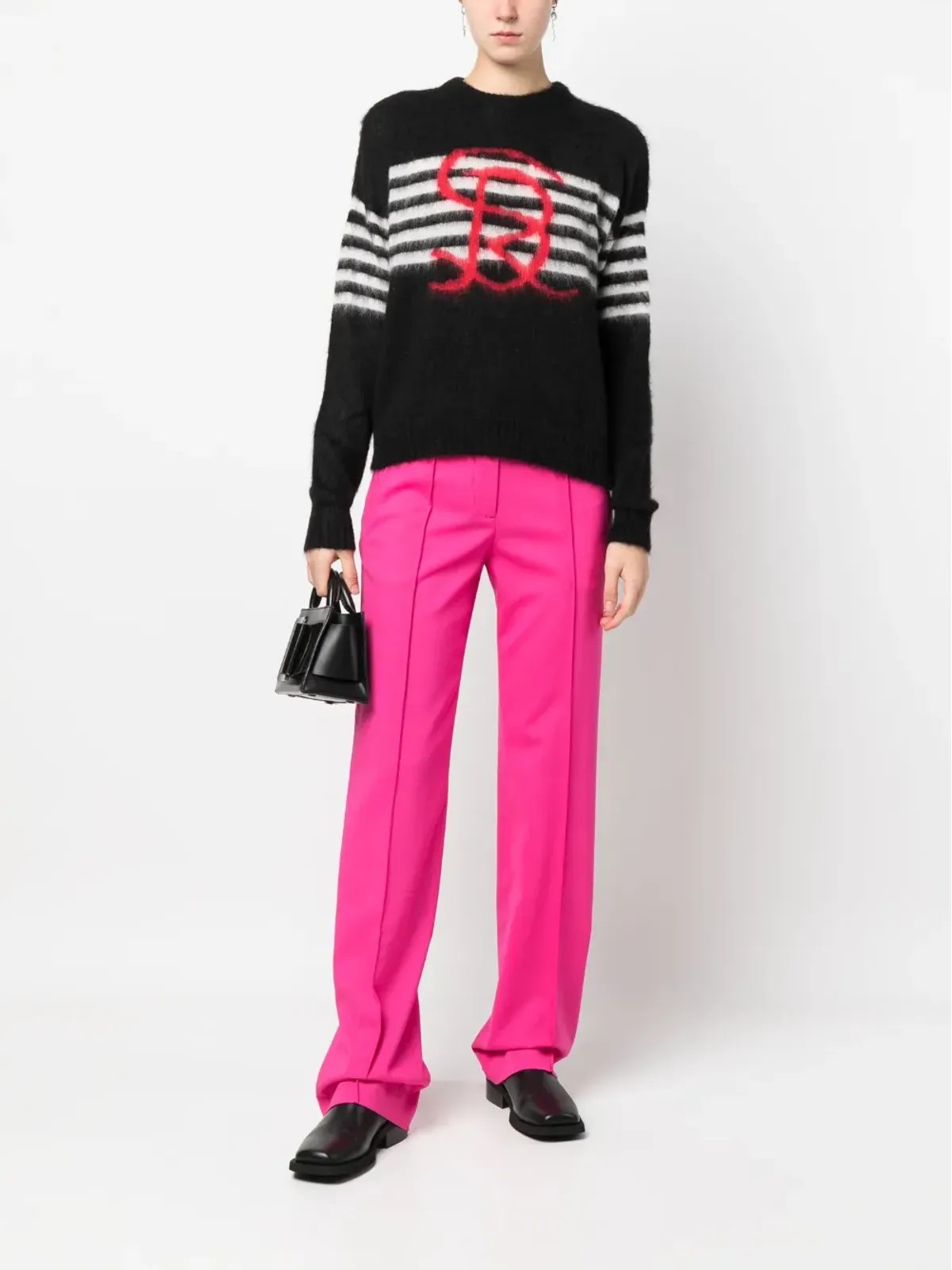 Sonia Rykiel インターシャニット ロゴ ジャンパー - 画像2