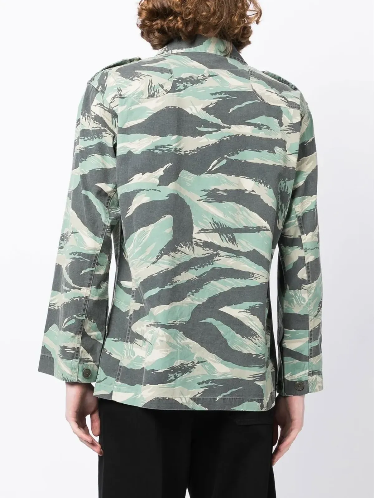Maharishi カモフラージュ柄 長袖シャツ - グリーン - 画像4