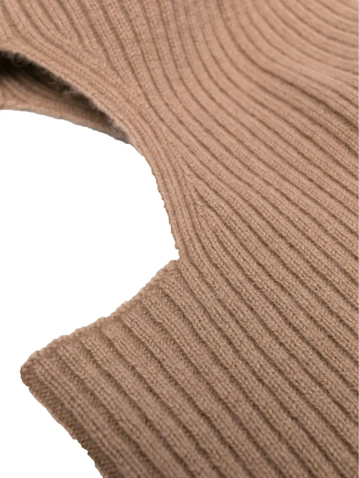 Max Mara リブ編みバラクラバ - 画像2