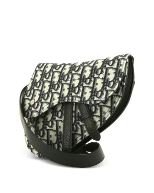 Christian Dior Pre-Owned 2020年代 サドルショルダーバッグ - ブルー - サムネイル3
