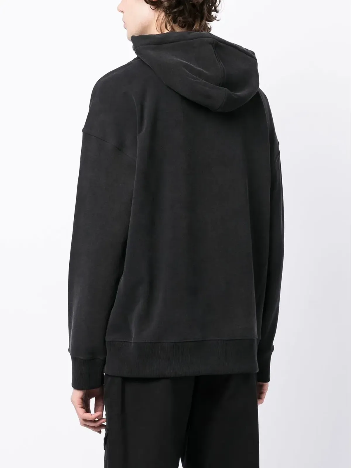 Givenchy ロゴアップリケ ドローストリングフードパーカー - 画像4