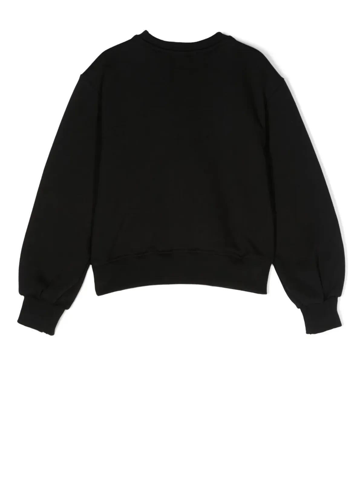 MSGM Kids クリスタルロゴスウェットシャツ - ブラック - 画像2
