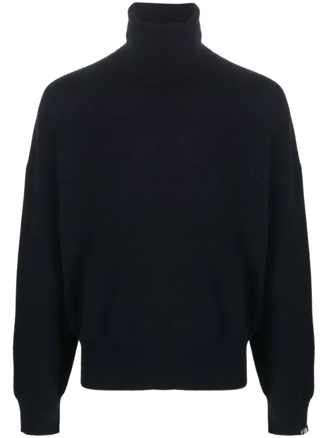 extreme cashmere extreme cashmere ネイビー ロールネックニットセーターの商品画像