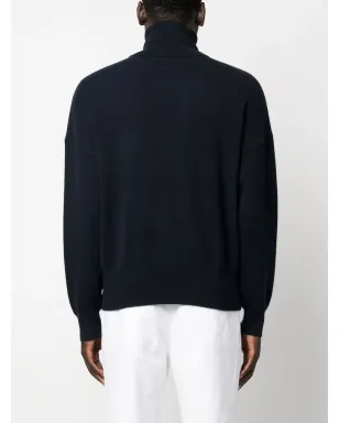extreme cashmere ネイビー ロールネックニットセーター - サムネイル5