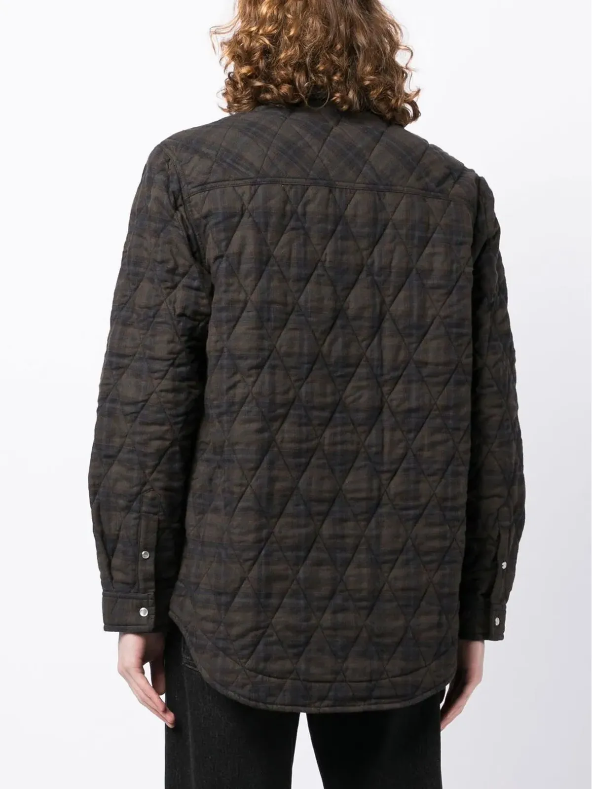 MARANT チェック柄の2ポケット シャツジャケット - 画像4