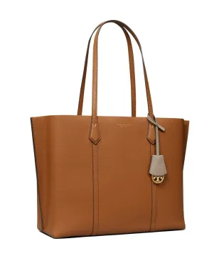 Tory Burch レザー ロゴプリント トートバッグ ブラウン - サムネイル3