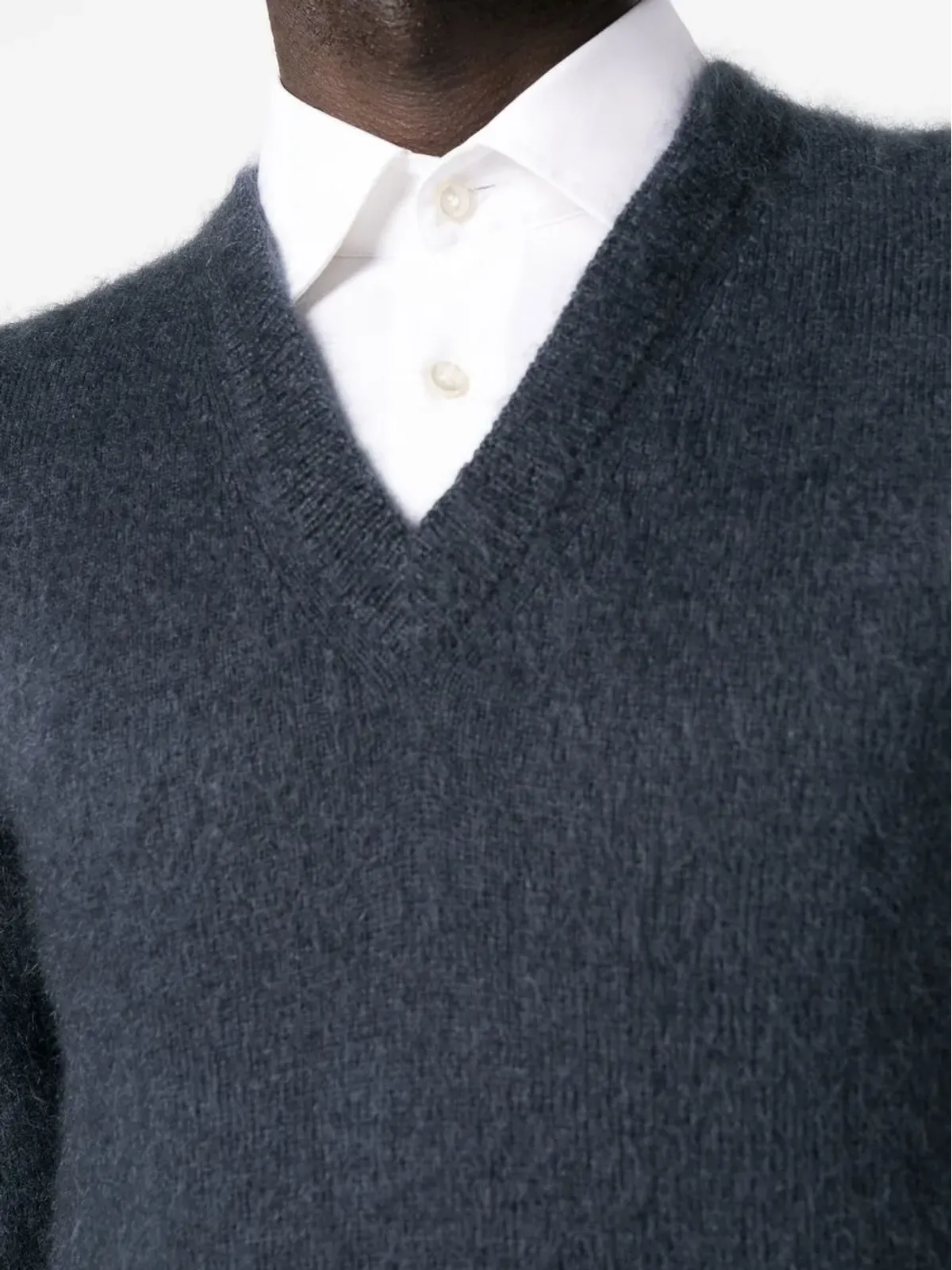TOM FORD Vネックニットセーター - Blue - 画像5