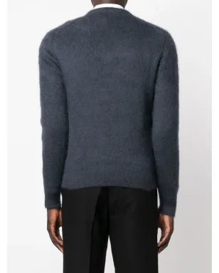 TOM FORD Vネックニットセーター - Blue - サムネイル4