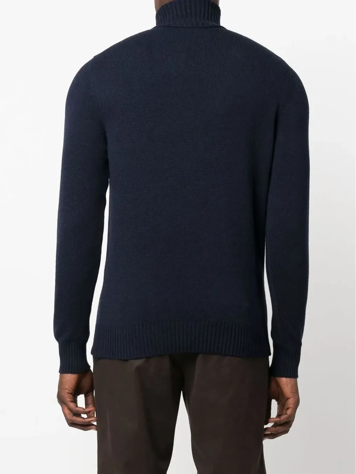 Drumohr cashmere roll neck jumper - Blue - 画像4