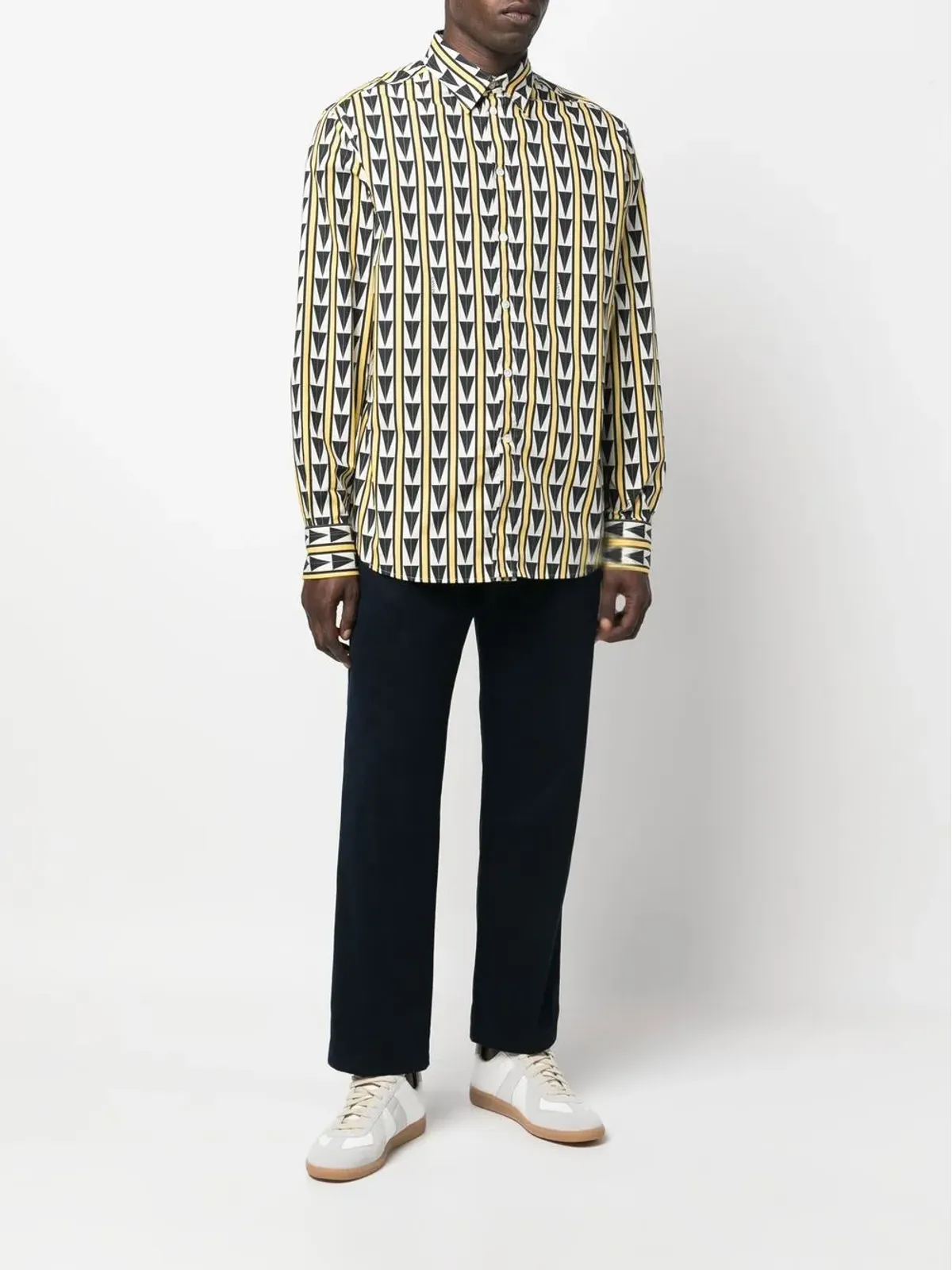 Lanvin パターン柄ボタンアップシャツ - 画像2