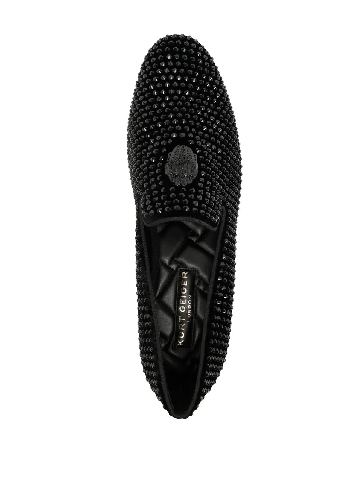 Kurt Geiger London Ace Stud クリスタル装飾 ローファー - 画像4