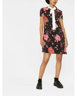 RED Valentino 星柄パッシーボウドレス - サムネイル2
