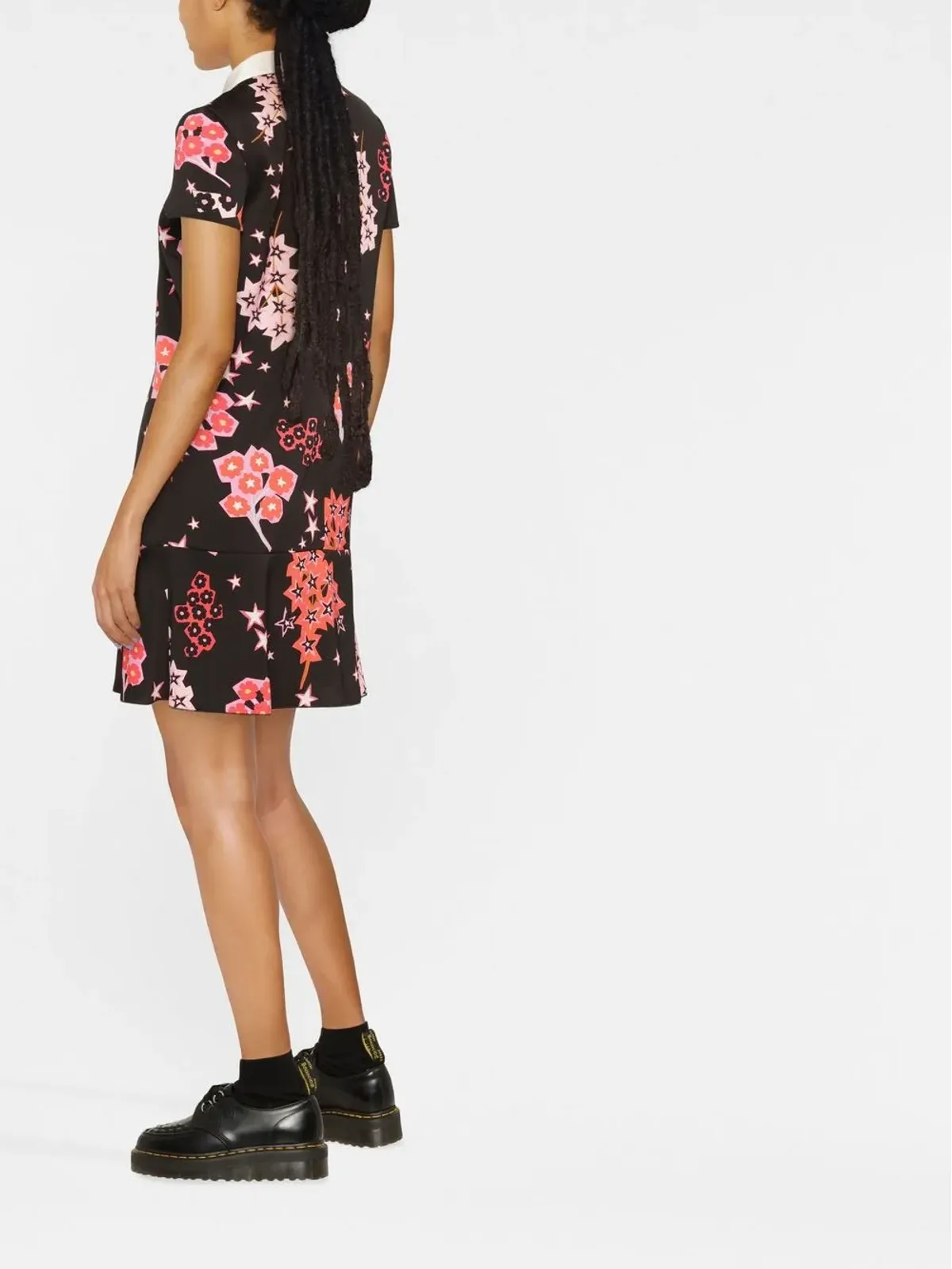 RED Valentino 星柄パッシーボウドレス - 画像3