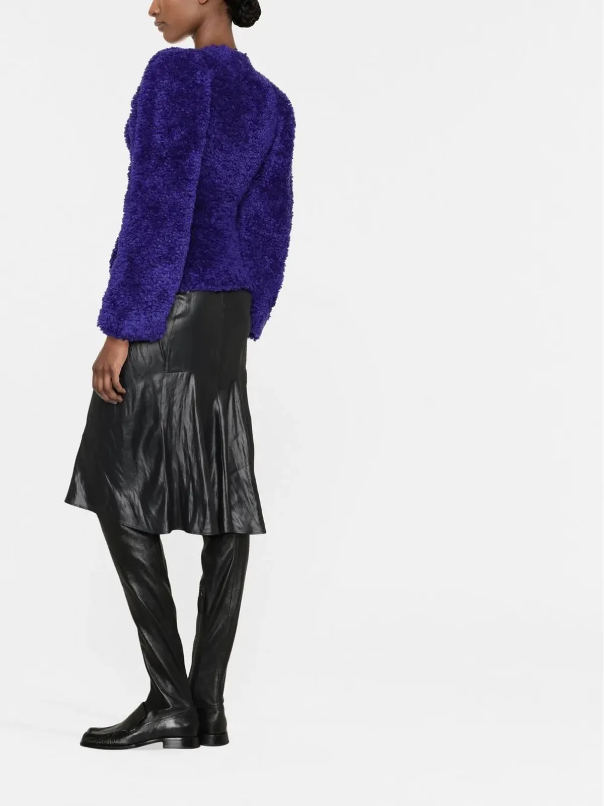 Stella McCartney テクスチャード クロップド ジャンパー - 画像4
