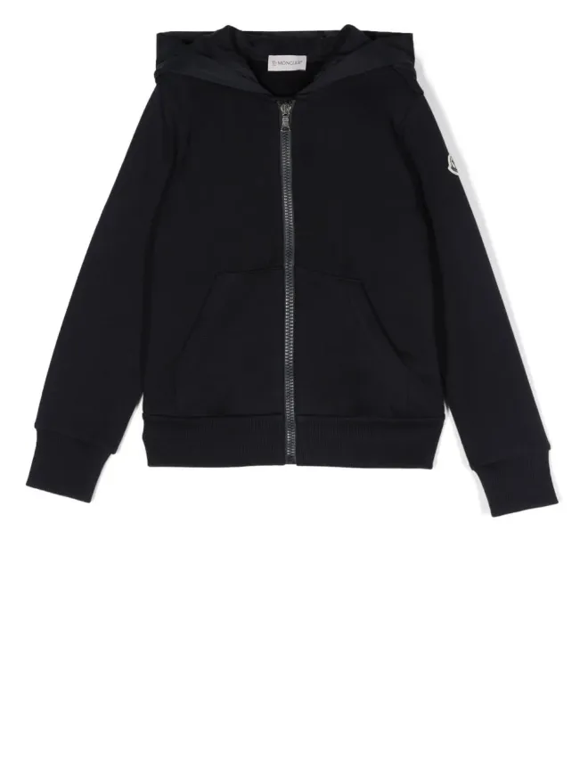 Moncler Enfant Moncler Enfant ロゴトリム コットン フーディーの商品画像