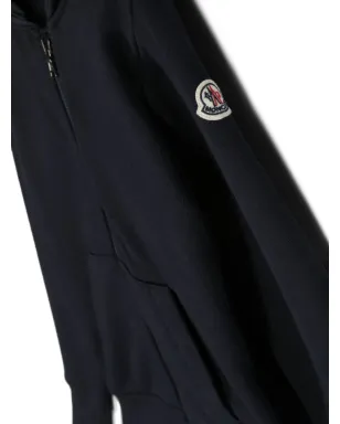 Moncler Enfant ロゴトリム コットン フーディー - サムネイル3